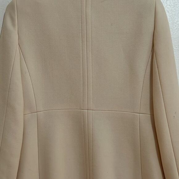 Vintage J Crew Women’s Size 2 Cream Elegant Lade Day Single Breasted Wool Coat - Picture 6 of 9